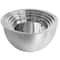 MegaChef 14 Piece Stainless Steel Measuring Cup &#x26; Spoon Set with Mixing Bowls